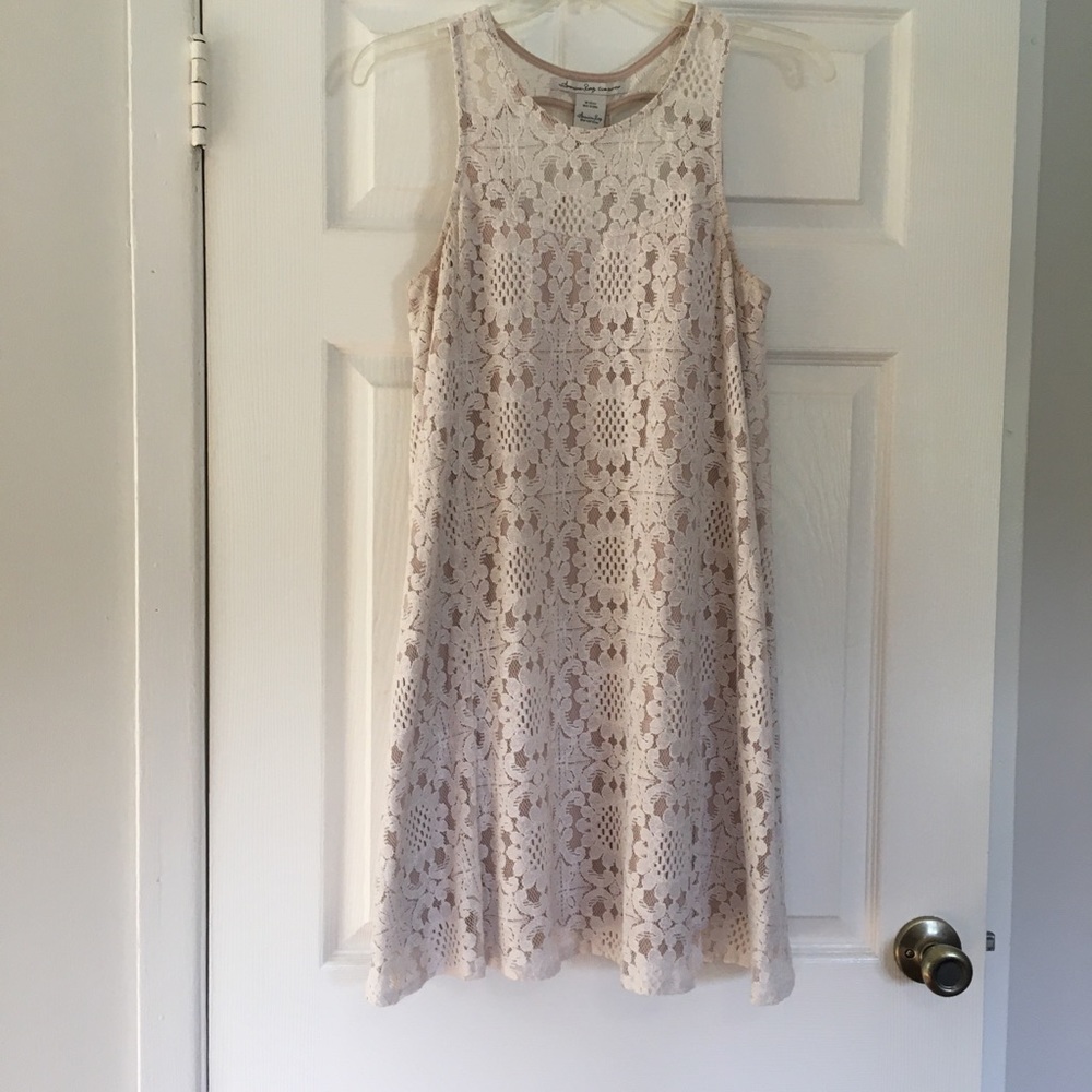Lace swing dress